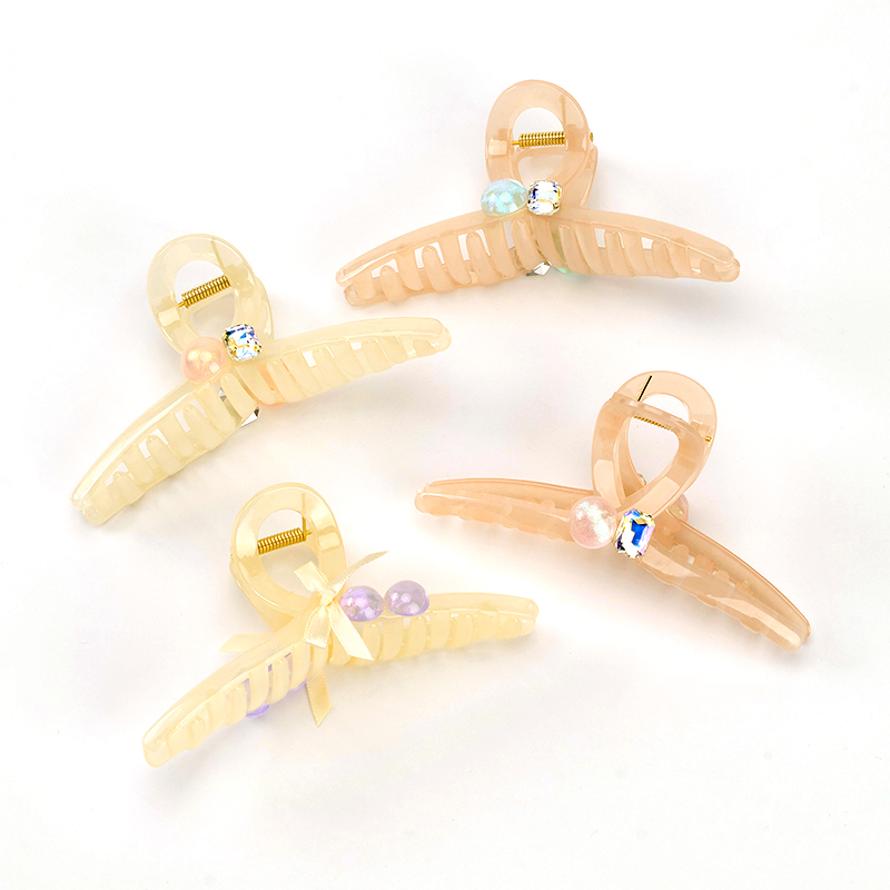 13cm double-sided colored bead accessories large claw