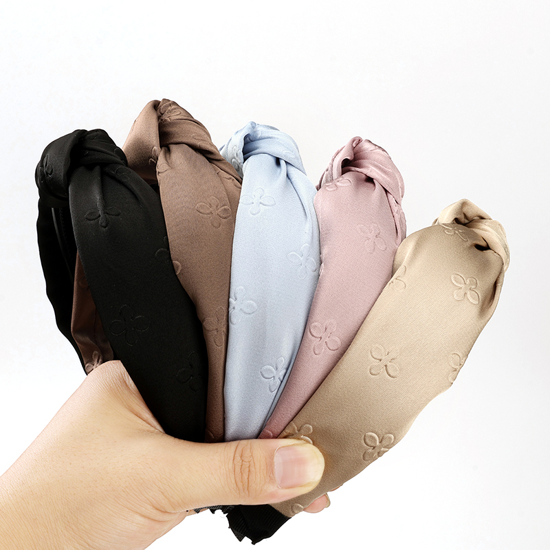 Korean-style vintage embossed knotted head buckle