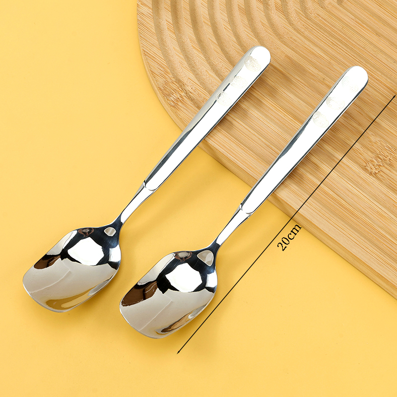 Rich Good Luck Square Spoon