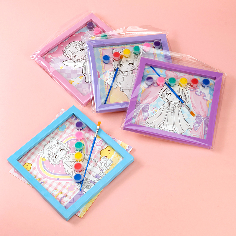 YH-550 girl photo frame painting (6 colors)