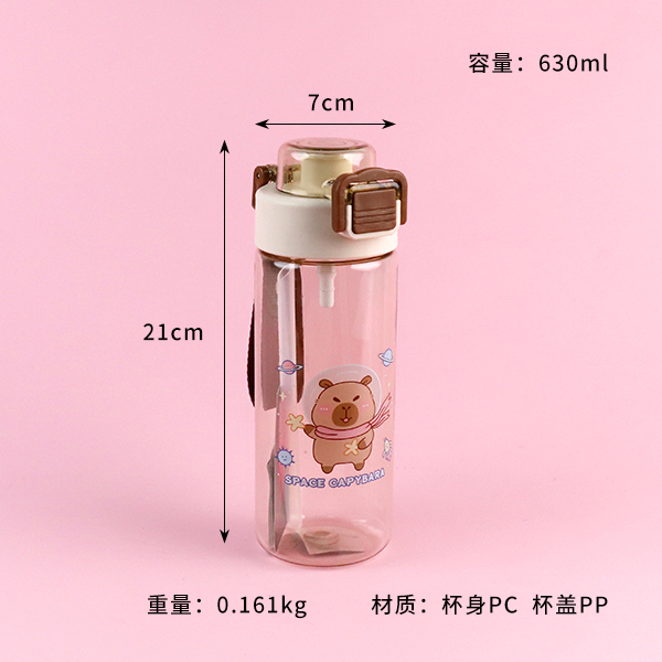 9365 kappi bala straw plastic cup (630ML) - Image 3