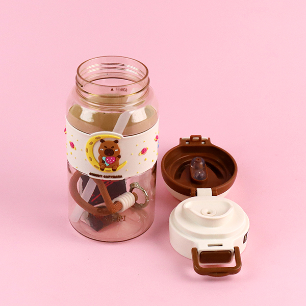 9366 kappibala double drink plastic cup (630ML)