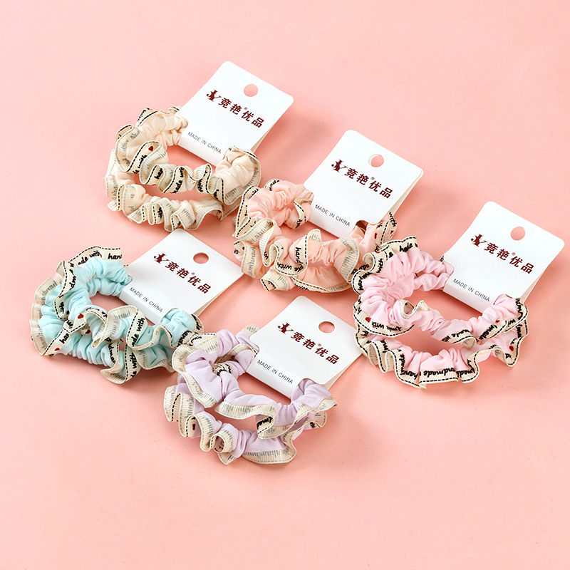 Boxed English lace fabric rubber band (2)