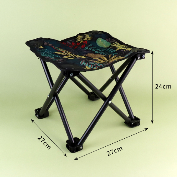 002800 Small Flat Stool Maple Leaf Beach Chair - 图片 3