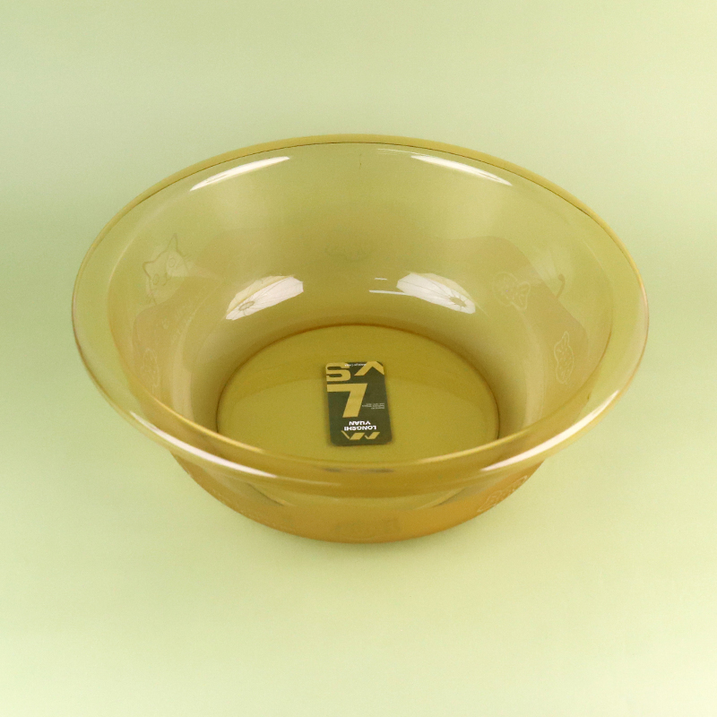 * 8812 large frosted fish crystal basin - Image 2