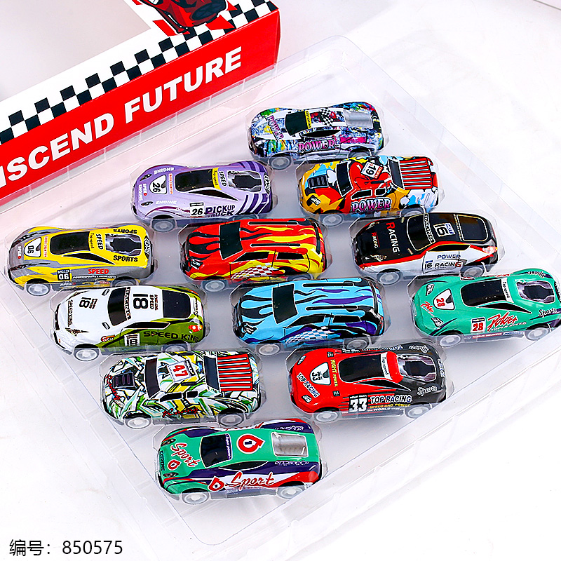 Pull Back Racing Cars Toy Set (12pcs) 007