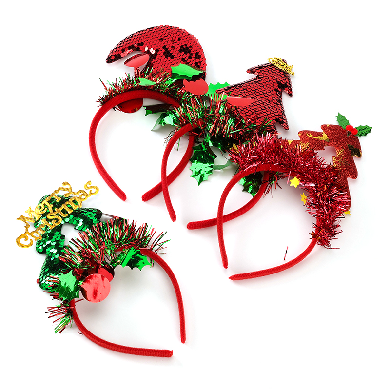 New Gold Silk Christmas Tree Head Buckle