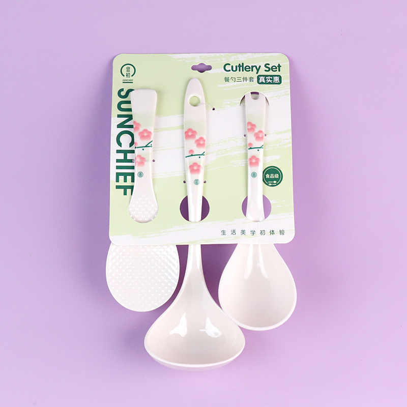3939 spoon three-piece set (mixed) - Image 2