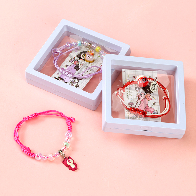 0013 Vòng tay trang trí treo bằng dây thừng bện đóng hộp (mẫu ngẫu nhiên)