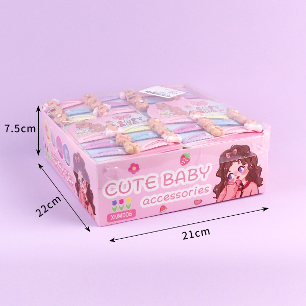 Cartoon children's series 6 BB clip (mixed)