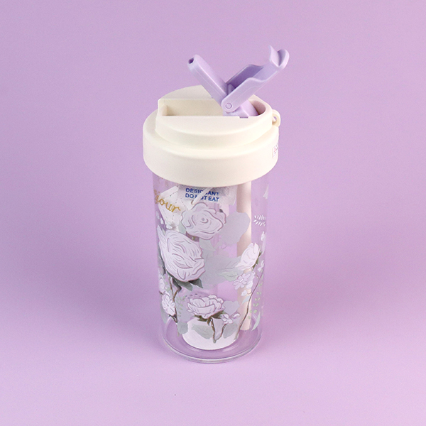 LF-2060 rose tea plastic cup (600ml)