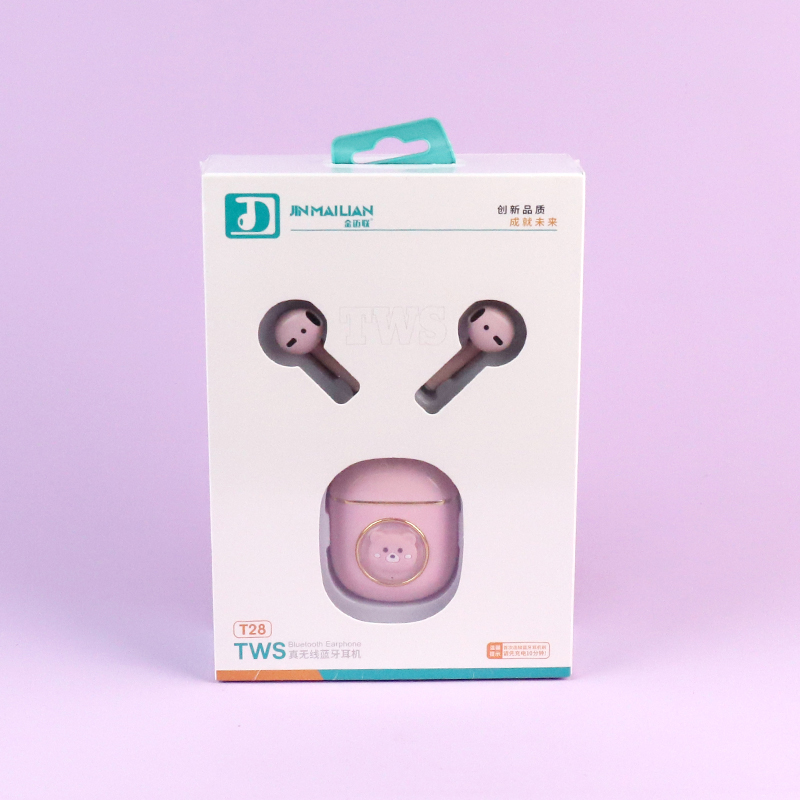 T28 doll wireless bluetooth headset (mixed color) - Image 2