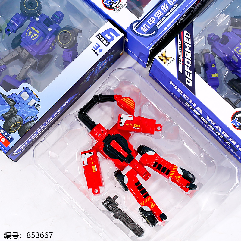 6-in-1 Mecha Warrior Toys-6 Styles Mixed Pack-188-8