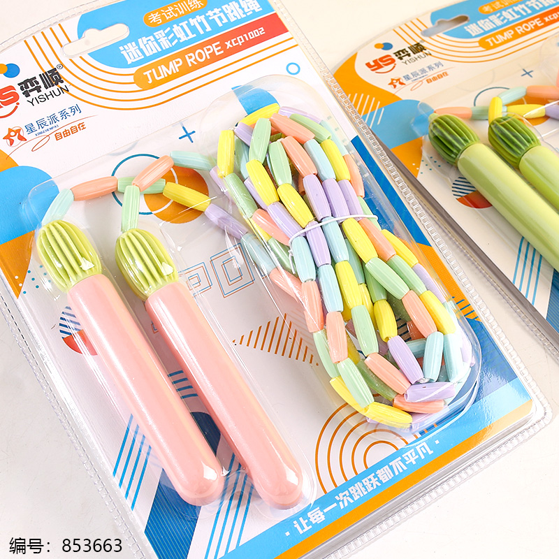 1002 Rainbow Bamboo Jump Rope