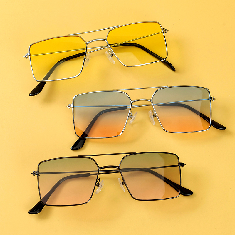 Handle metal colored sunglasses (20/in box)