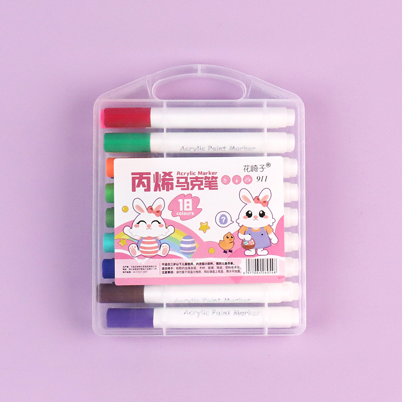 911 18 Color Acrylic Marker - Image 2