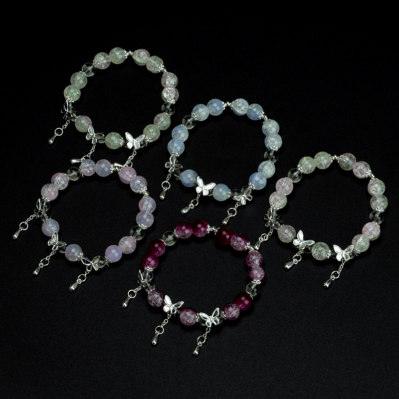 Three Water Drops Butterfly Bracelet