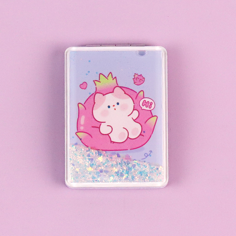 * ZT185H1 lying flat sprouting pet quicksand square mirror