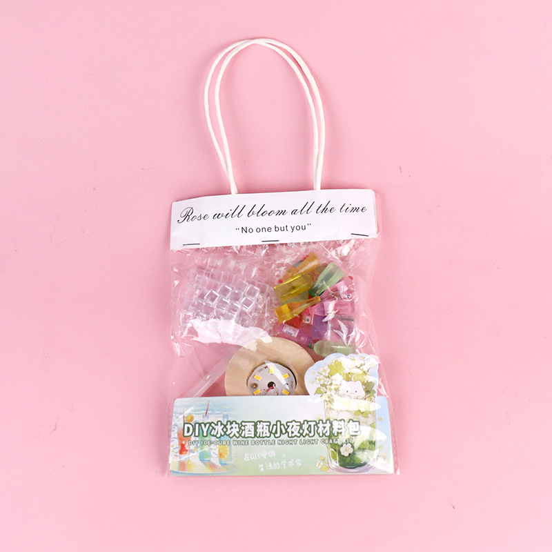 8012DIY ice wine bottle night light material bag - Image 2