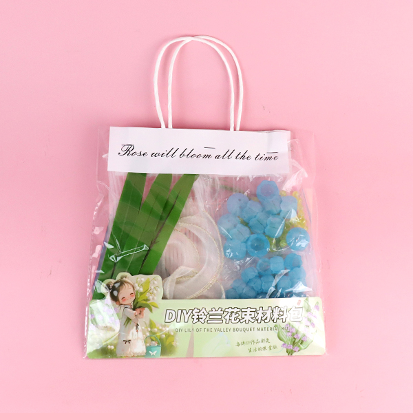 * 8014DIY lily of the valley bouquet material bag - Image 4
