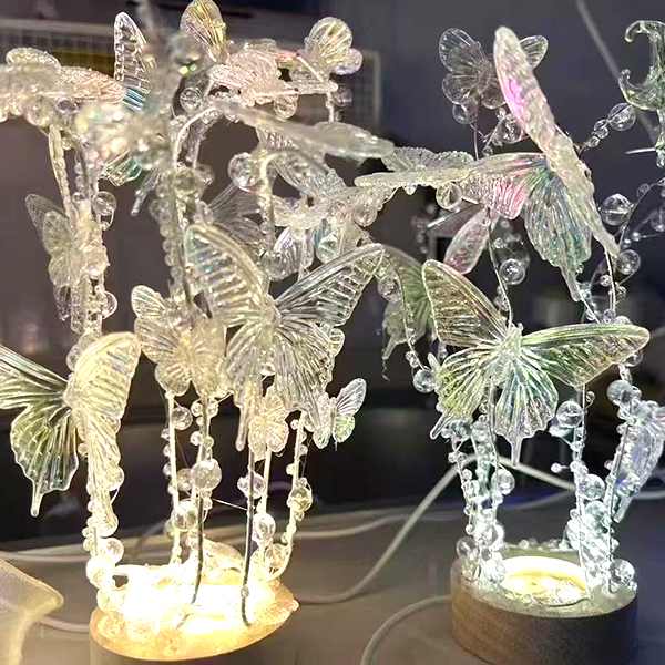 * 8002DIY colorful butterfly night light material bag