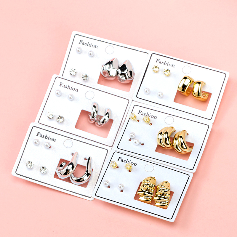 Pocket styling studs (3 pairs) random