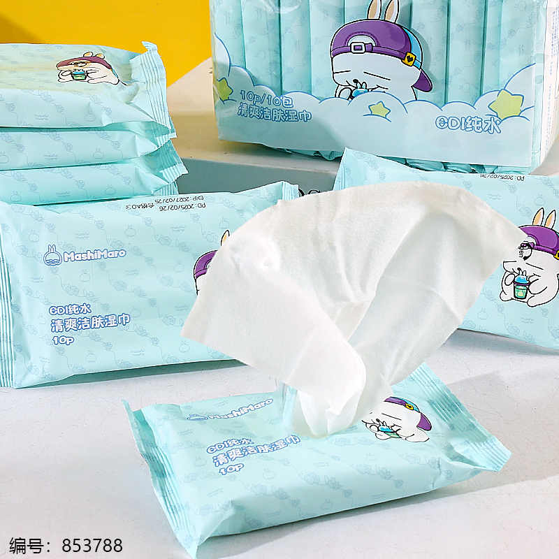 9822 Rogue Rabbit Green Fresh Skin Wipes (10 Packs)