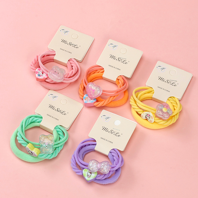 Color jelly accessories combination rubber band (3)