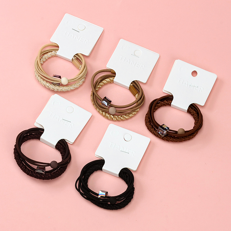 Three Milk Tea Crystal Accessories Combination Rubber Tendons