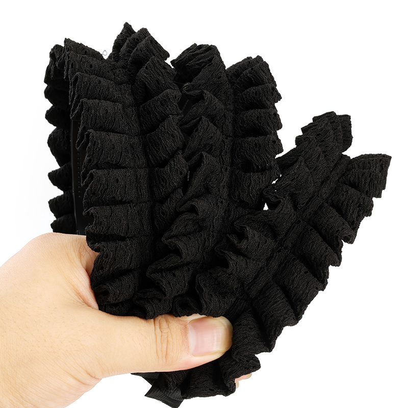 New double pleated lace head buckle