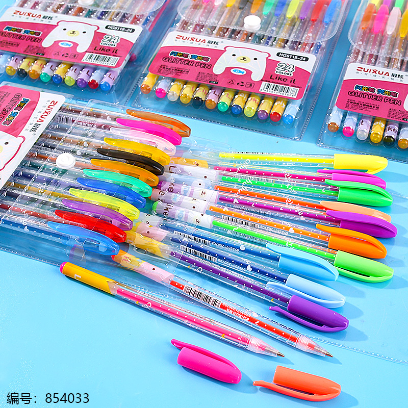 HG6118-24 Glitter Pens (Like It)