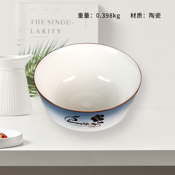 1237 Gradient Rose 6 inch European Bowl - Image 3