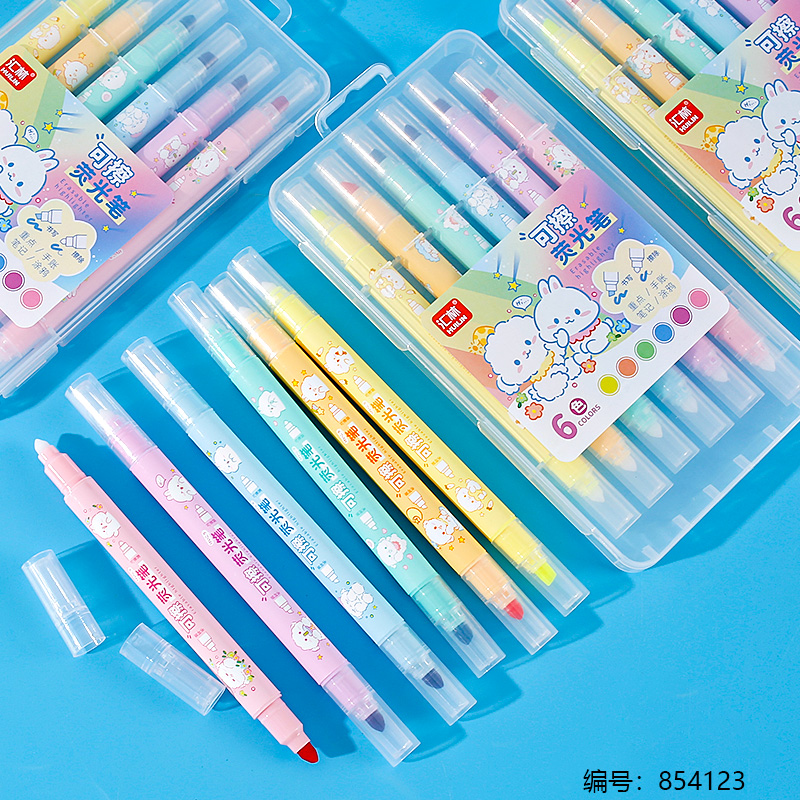 516 Double-Head Erasable Highlighter (6-Pack)