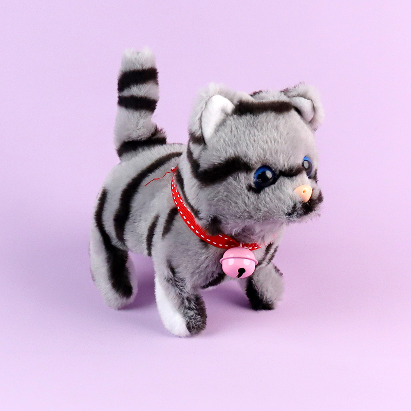 Simulation will be called tiger cat electric plush toys