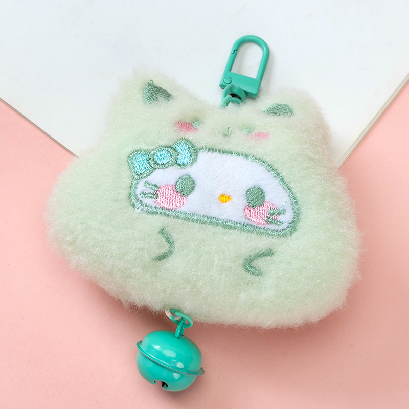Plush Bell Cartoon Series Pendant