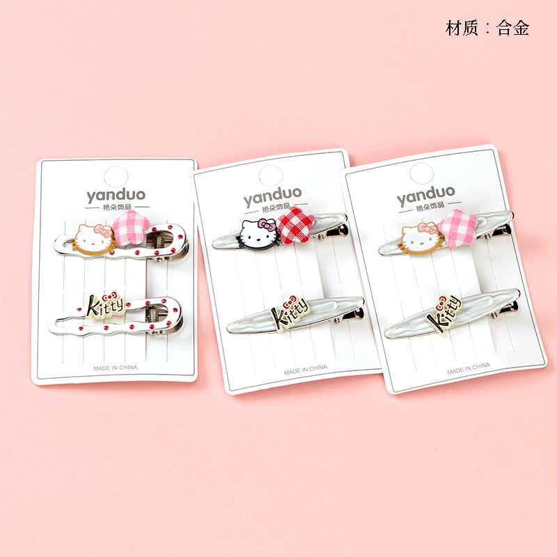 Boxed Polka Dot Letter Cartoon Accessories Duck Clip
