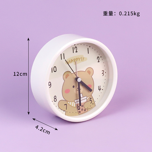 * AY-12391-TF round cartoon surface scanning lamp alarm clock (mixed) - Image 2