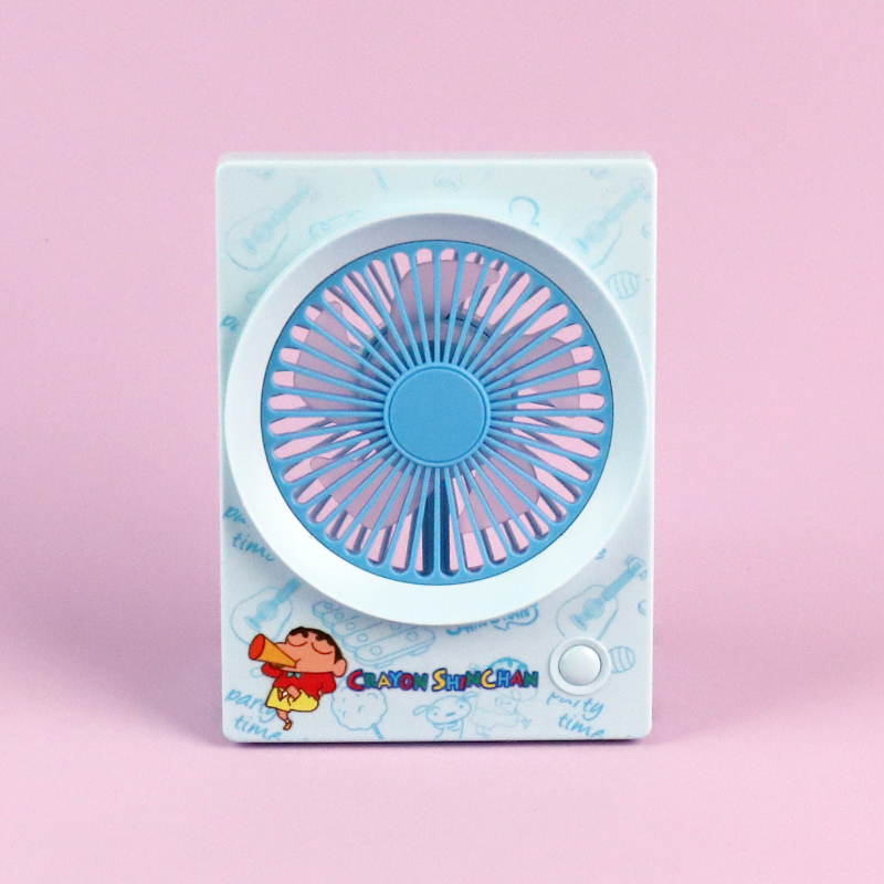SC0017 Crayon Shin New Weekend Party small size Square Fan