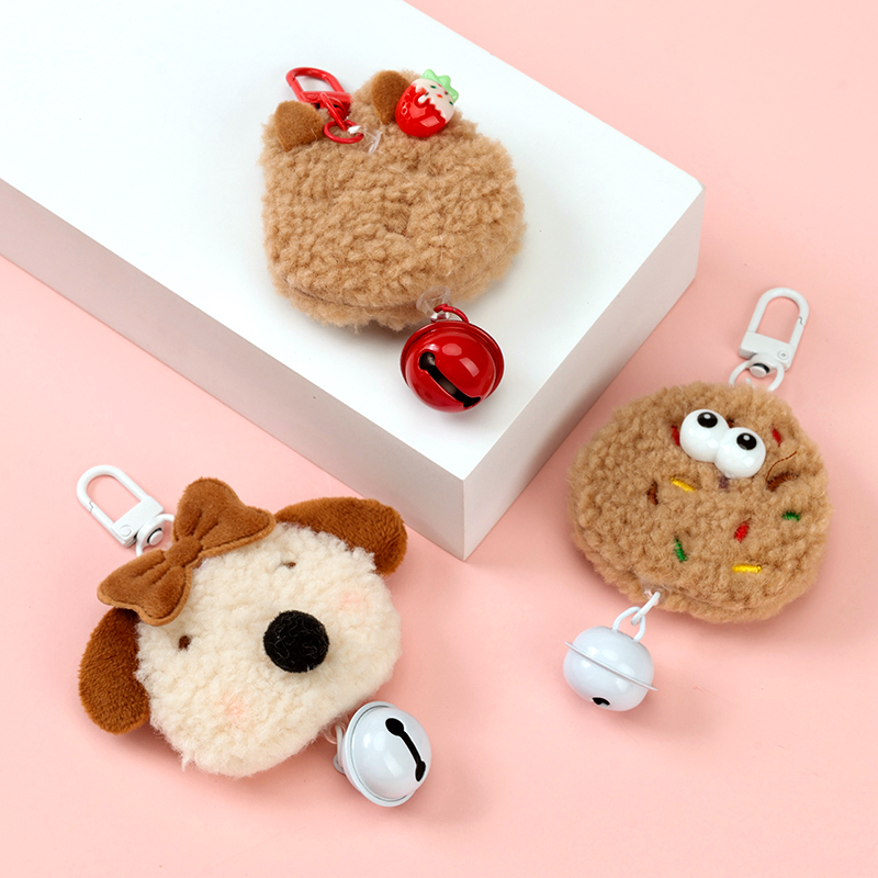 Bell Plush Bear Pendant