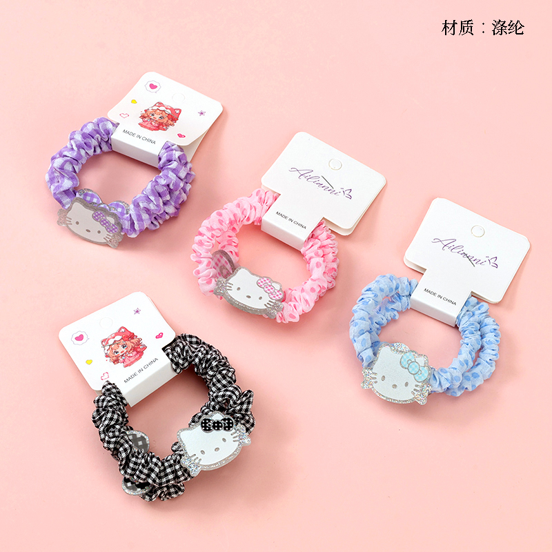 Boxed Bow Tie KT Cat Accessories Fabric Rubber Tendons