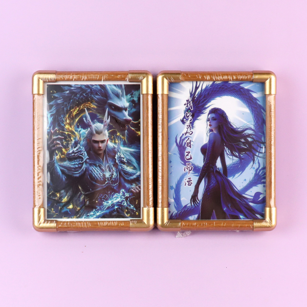 Copper angle wood 7 inch photo frame (mixed) - Image 3