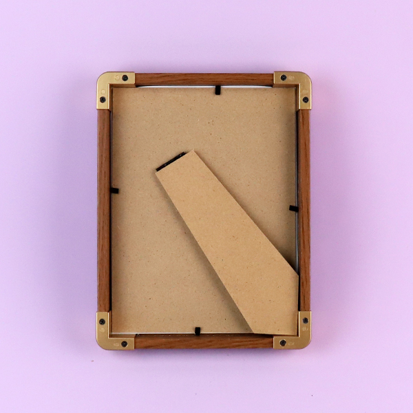 Copper angle wood 8 inch photo frame (mixed) - Image 5