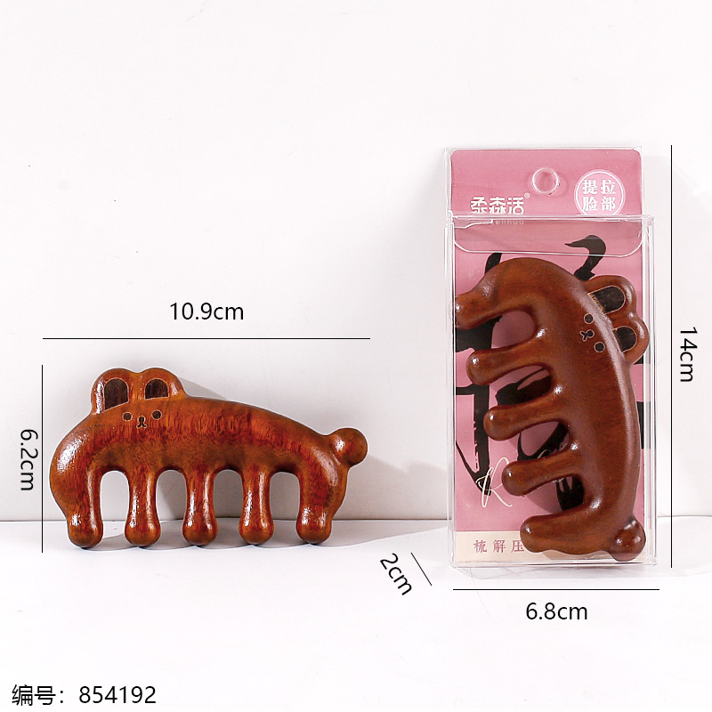 347 Bunny Paw Meridian Massage Comb