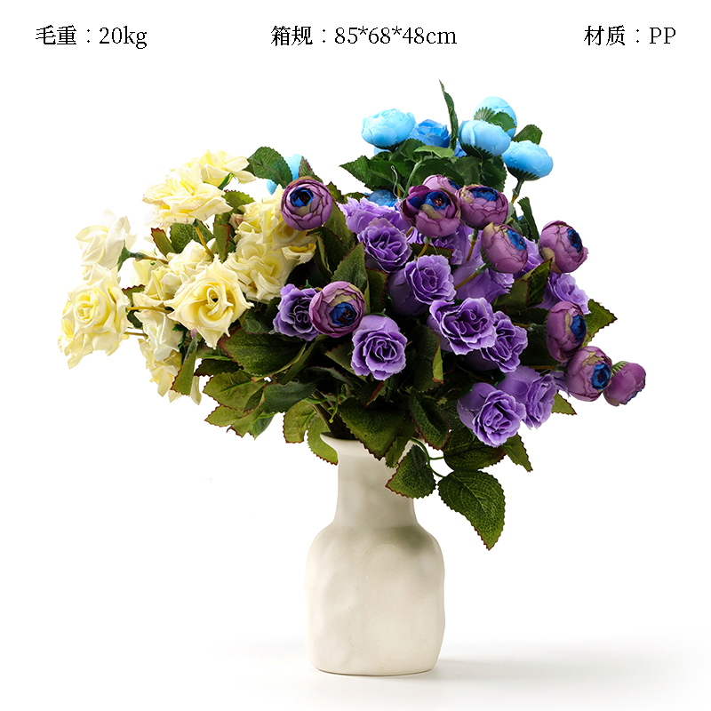 3 bông hoa đơn hỗn hợp (khoảng 36 cm)