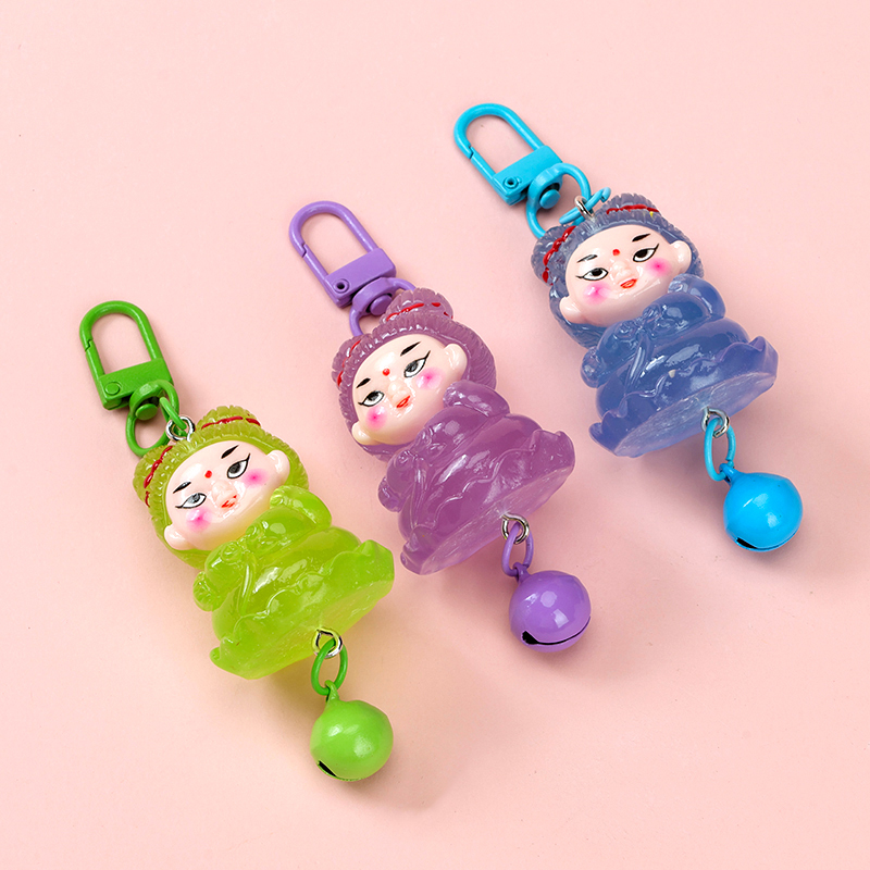 Bell Acrylic Moe Girl Pendant