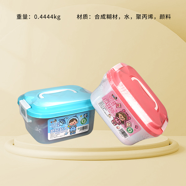 Seven color Ke'er 12 color boxed clay (1037)