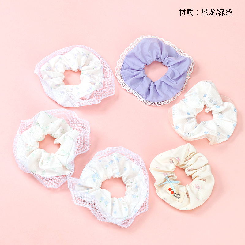 Boxed mixed lace printed large intestine ring