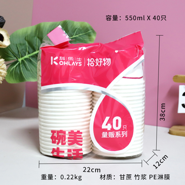 6117 pick-up special disposable paper bowl (40)