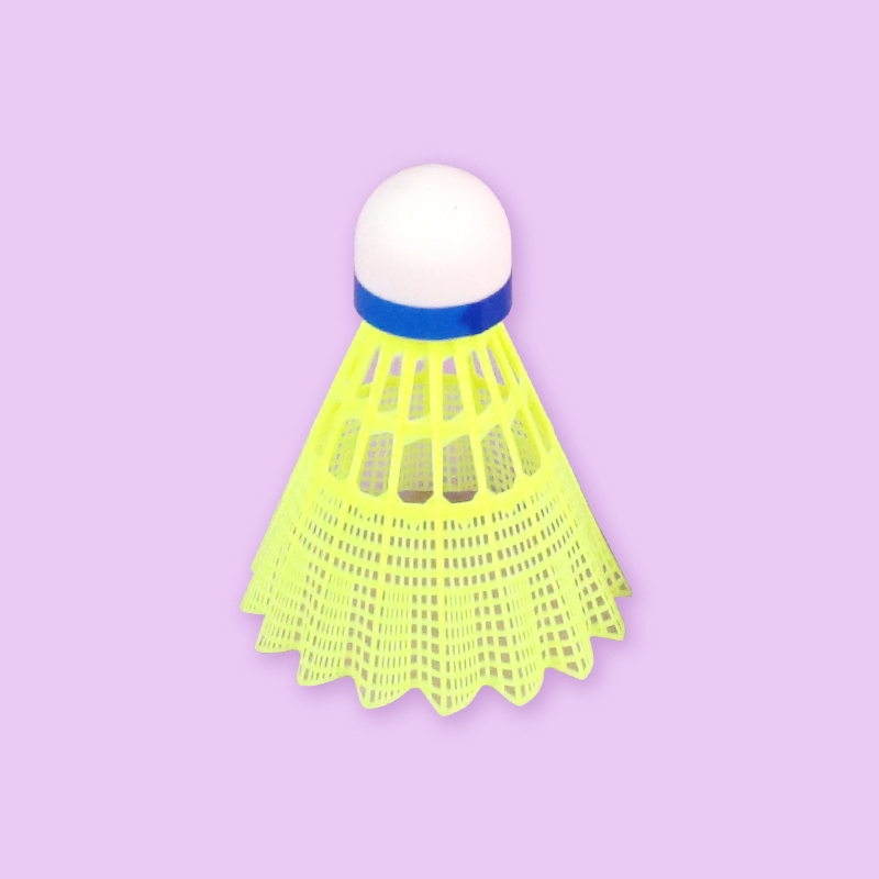 06 Nylon Badminton Yellow (6 Pack)