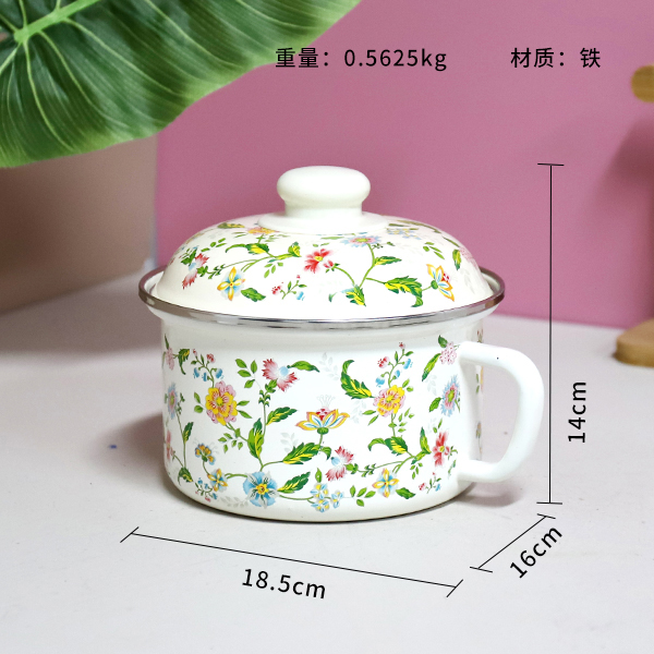 1607-16cm Aromatic Fast Food Enamel Cup - Image 3